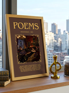 Poems Minimalist Book Poster by Oscar Wilde – image 3