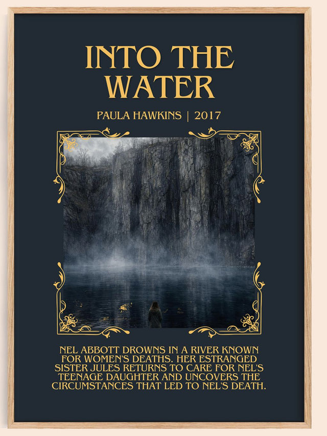 Into The Water Minimalist Book Poster by Paula Hawkins