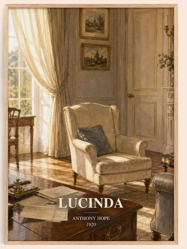 Lucinda Book Watercolour Illustration by Anthony Hope