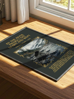 By The River Piedra I Sat Down And Wept Minimalist Book Poster – P. – image 4