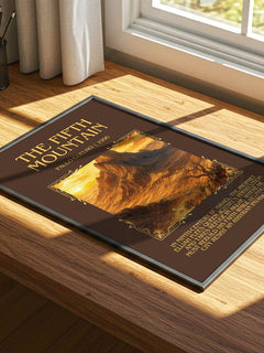 The Fifth Mountain Minimalist Book Poster by Paulo Coelho – image 4