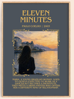 Eleven Minutes Minimalist Book Poster by Paulo Coelho – image 1