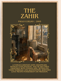 The Zahir Minimalist Book Poster by Paulo Coelho – image 1