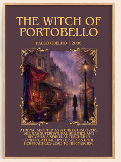 The Witch Of Portobello Minimalist Book Poster by Paulo Coelho – image 1