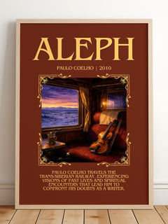 Aleph Minimalist Book Poster by Paulo Coelho – image 2