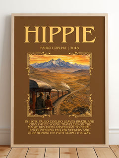 Hippie Minimalist Book Poster by Paulo Coelho – image 2