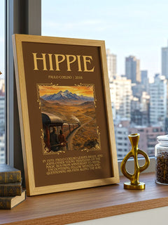 Hippie Minimalist Book Poster by Paulo Coelho – image 3