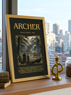 Archer Minimalist Book Poster by Paulo Coelho – image 3
