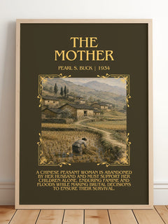 The Mother Minimalist Book Poster by Pearl S. Buck – image 2