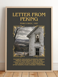 Letter From Peking Minimalist Book Poster by Pearl S. Buck – image 2