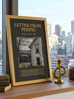Letter From Peking Minimalist Book Poster by Pearl S. Buck – image 3