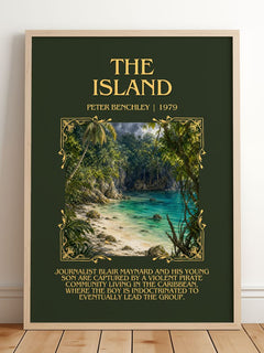 The Island Minimalist Book Poster by Peter Benchley – image 2