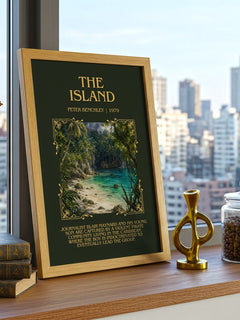 The Island Minimalist Book Poster by Peter Benchley – image 3