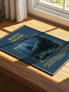 White Shark Minimalist Book Poster by Peter Benchley – image 4