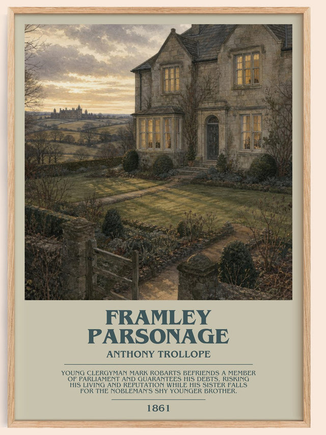 Framley Parsonage Bookish Wall Art by Anthony Trollope