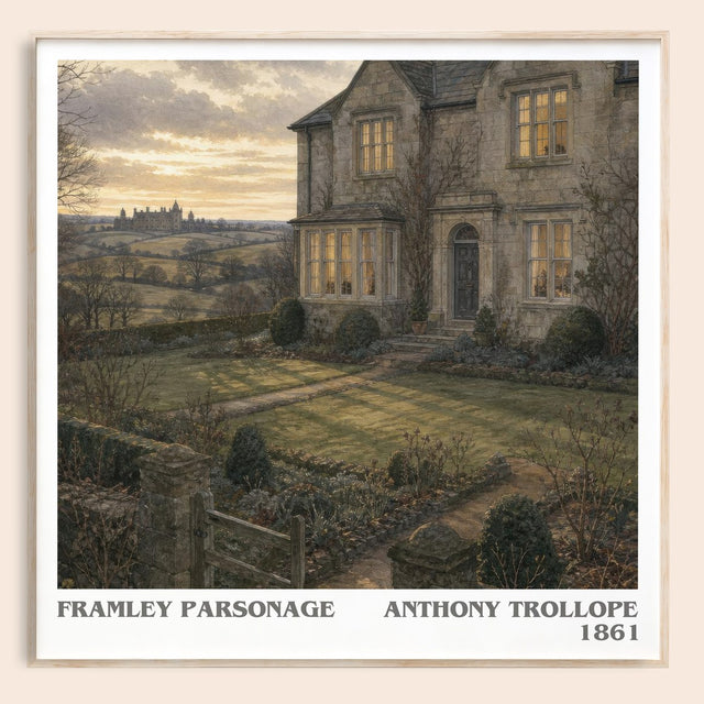 Framley Parsonage Literary Art Print by Anthony Trollope
