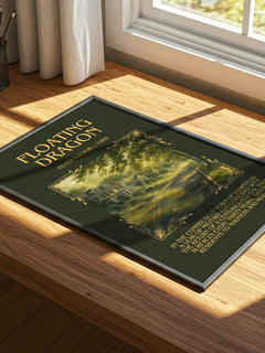 Floating Dragon Minimalist Book Poster by Peter Straub – image 4