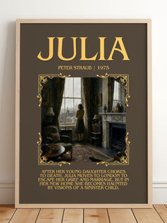 Julia Minimalist Book Poster by Peter Straub – image 2