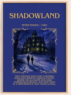 Shadowland Minimalist Book Poster by Peter Straub – image 1