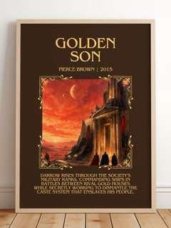 Golden Son Minimalist Book Poster by Pierce Brown – image 2