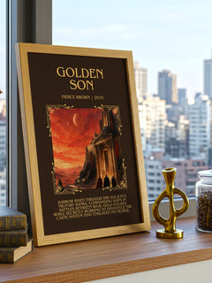 Golden Son Minimalist Book Poster by Pierce Brown – image 3