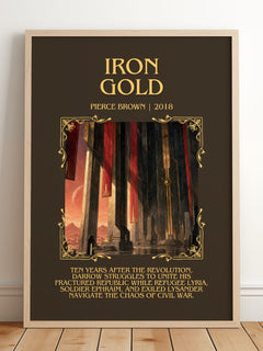 Iron Gold Minimalist Book Poster by Pierce Brown – image 2