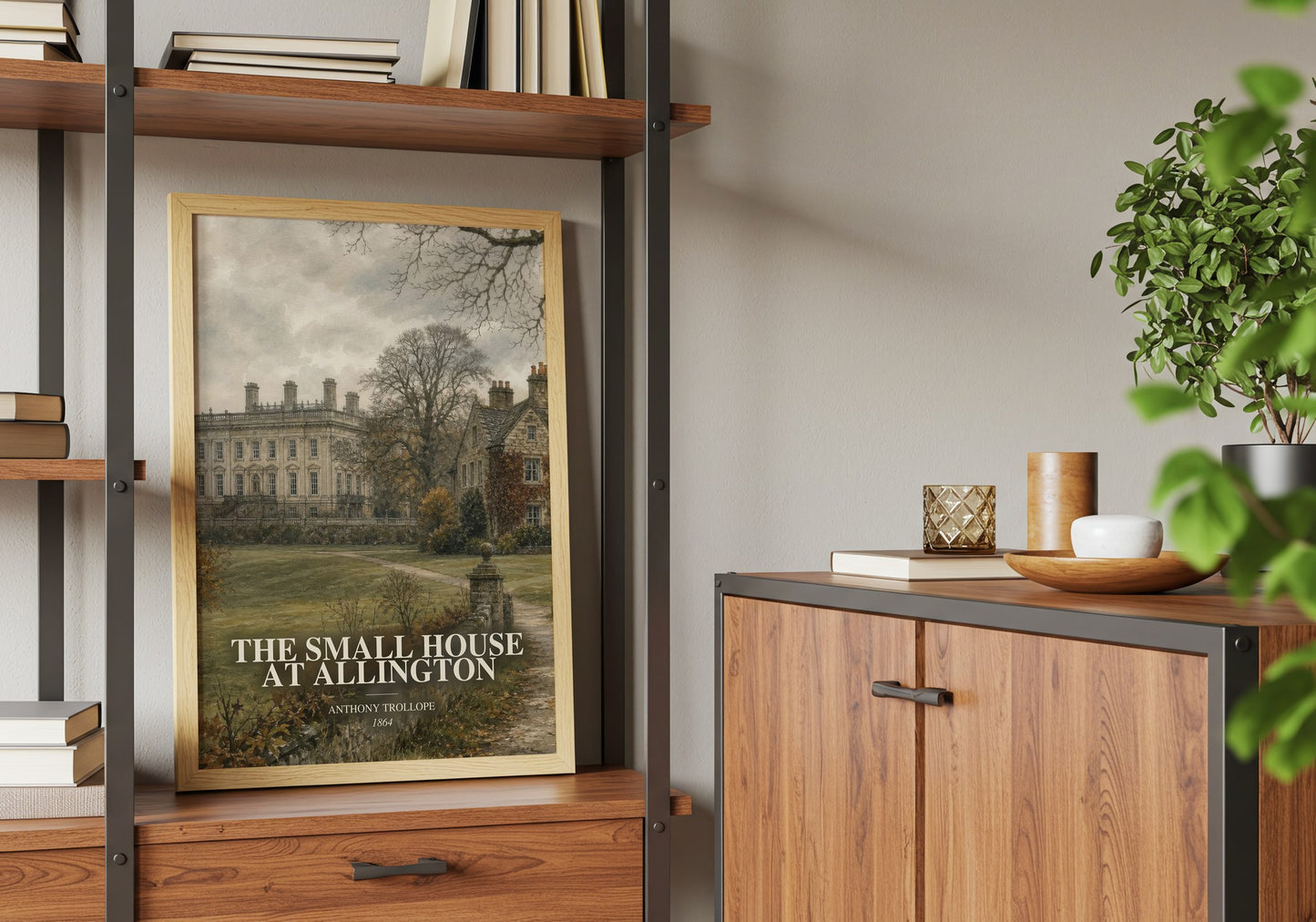 The Small House At Allington book watercolour illustration paper finish options – matte satin gloss