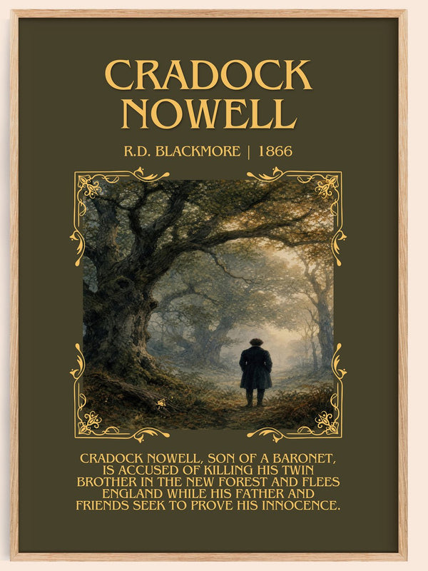 Cradock Nowell Minimalist Book Poster by R.D. Blackmore – book poster