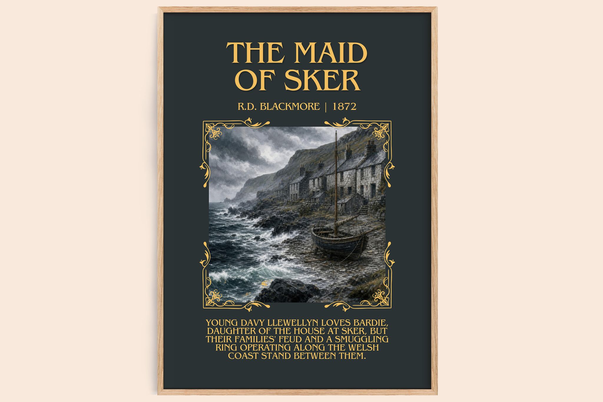The Maid Of Sker Minimalist Book Poster by R.D. Blackmore