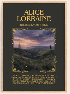 Alice Lorraine Minimalist Book Poster by R.D. Blackmore – image 1