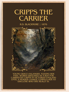 Cripps The Carrier Minimalist Book Poster by R.D. Blackmore – image 1
