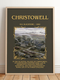 Christowell Minimalist Book Poster by R.D. Blackmore – image 2
