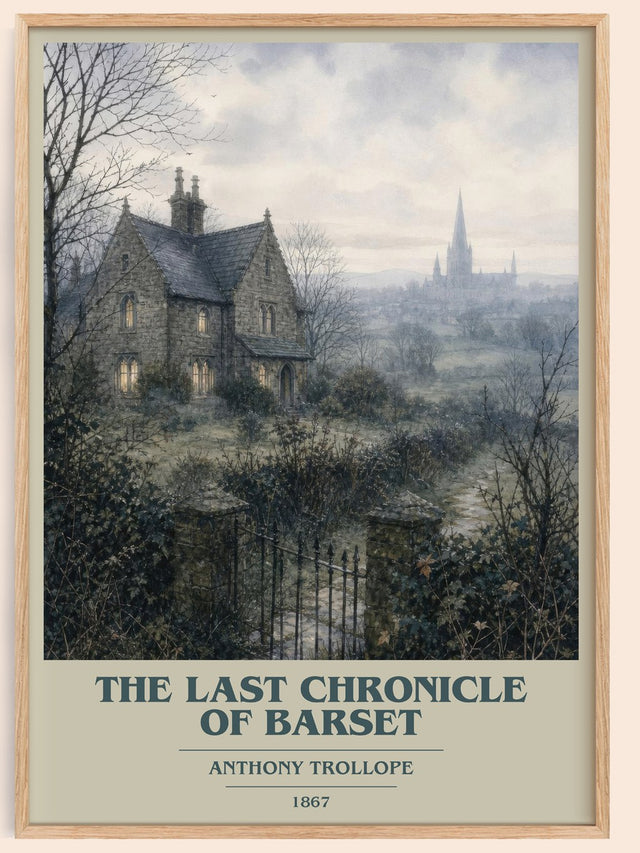 The Last Chronicle Of Barset Book Cover Poster by Anthony Trollope