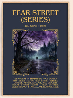 Fear Street (Series) Minimalist Book Poster by R.L. Stine – image 1