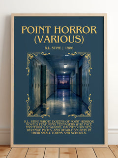 Point Horror (Various) Minimalist Book Poster by R.L. Stine – image 2