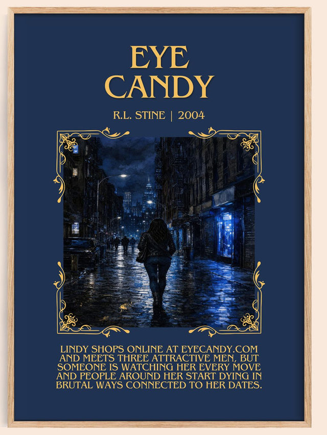 Eye Candy Minimalist Book Poster by R.L. Stine