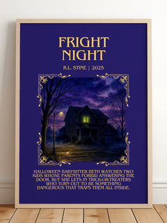 Fright Night Minimalist Book Poster by R.L. Stine – image 2