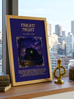 Fright Night Minimalist Book Poster by R.L. Stine – image 3