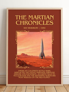 The Martian Chronicles Minimalist Book Poster by Ray Bradbury – image 2