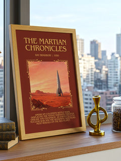 The Martian Chronicles Minimalist Book Poster by Ray Bradbury – image 3