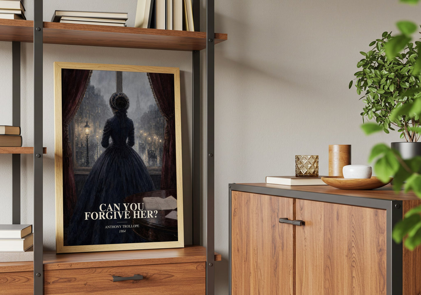Can You Forgive Her? book watercolour illustration paper finish options – matte satin gloss