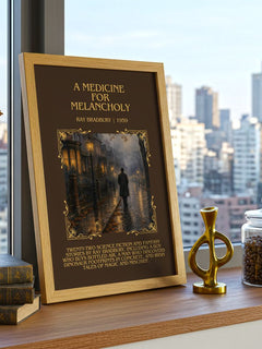 A Medicine For Melancholy Minimalist Book Poster by Ray Bradbury – image 3