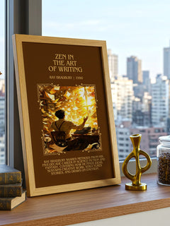 Zen In The Art Of Writing Minimalist Book Poster by Ray Bradbury – image 3