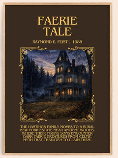 Faerie Tale Minimalist Book Poster by Raymond E. Feist – image 1