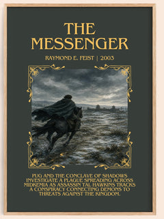 The Messenger Minimalist Book Poster by Raymond E. Feist – image 1