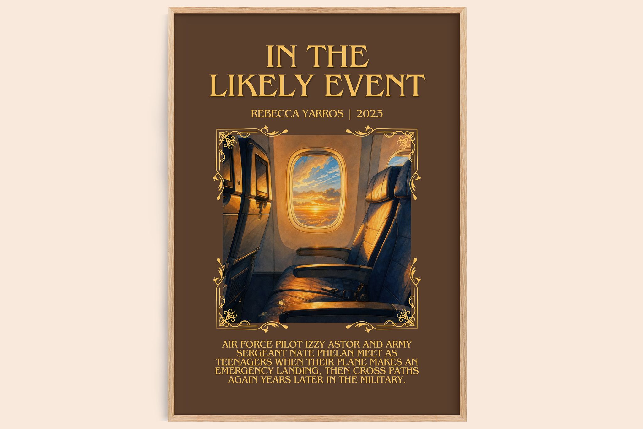In The Likely Event Minimalist Book Poster by Rebecca Yarros