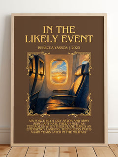 In The Likely Event Minimalist Book Poster by Rebecca Yarros – image 2