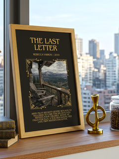 The Last Letter Minimalist Book Poster by Rebecca Yarros – image 3