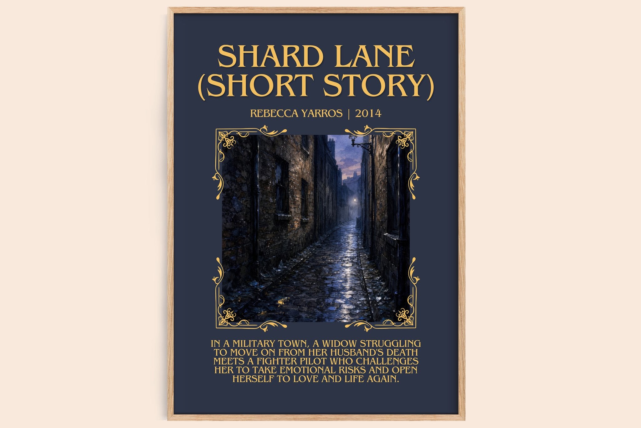 Shard Lane (Short Story) Minimalist Book Poster by Rebecca Yarros