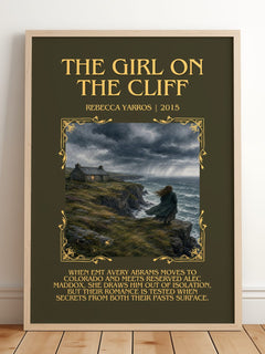 The Girl On The Cliff Minimalist Book Poster by Rebecca Yarros – image 2